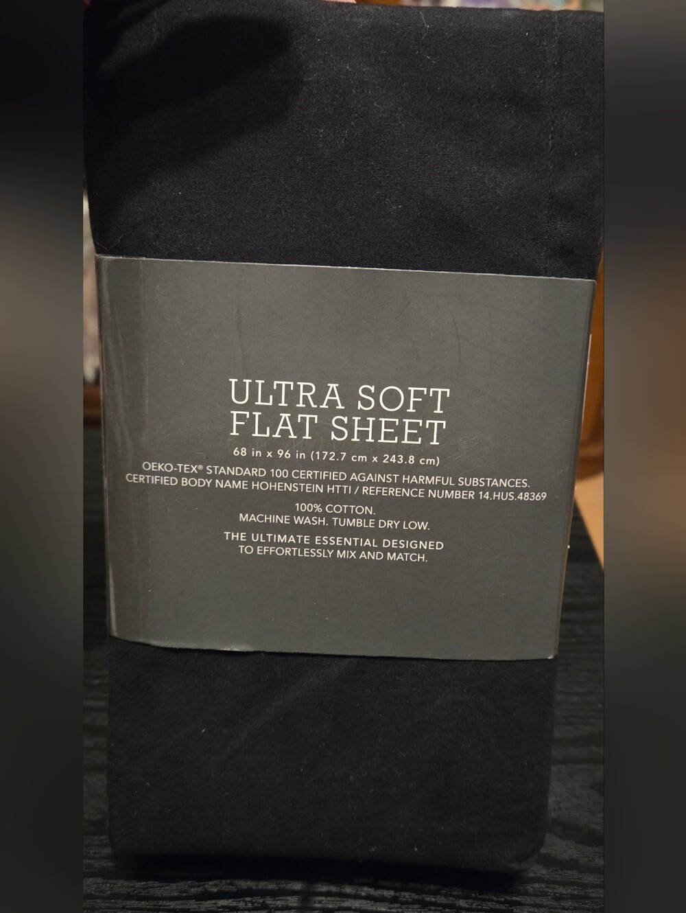 Ultra Soft 300 Thread Count 100% Cotton Brushed For Softness Twin Flat Sheet NWT